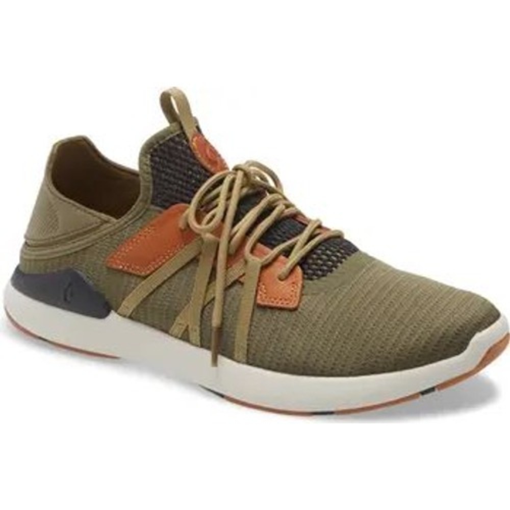 OluKai Mio Li Highland Lava Rock Men 14 Athletic Sneakers 10440-HGLR‎ Green